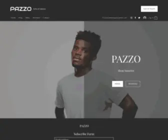 Pazzoclothing.com(Pazzo Clothing) Screenshot