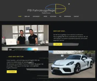 PB-Fahrzeugpflege.de(PB Fahrzeugpflege Saarlouis) Screenshot