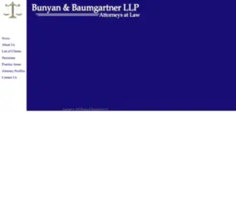 Pbaattorneys.com(Bunyan & Baumgartner LLP) Screenshot