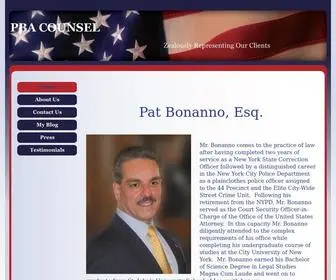 Pbacounsel.com(PBA Counsel) Screenshot