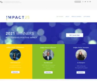 Pbaimpact.com(The Impact 25 Awards) Screenshot