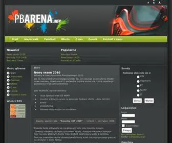 Pbarena.info(Paintball arena) Screenshot