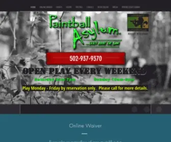 PbasylumXtreme.com(Paintball Asylum Park) Screenshot