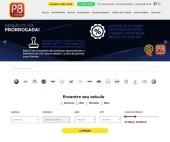 Pbautomoveis.com.br(PB Automóveis) Screenshot