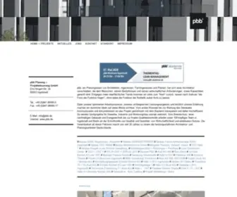 PBB.de(Pbb ARCHITEKTEN.INGENIEURE) Screenshot