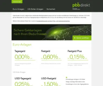 PBbdirekt.com(Pbb direkt) Screenshot