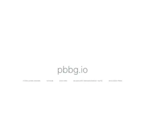 PBBG.io(pbbg) Screenshot
