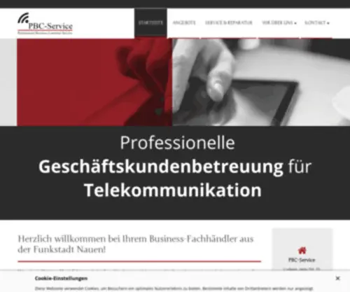PBC-Service.com(Ihr Kommunikationsprofi aus der Funkstadt Nauen) Screenshot