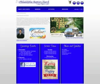 PBccalhoun.com(Philadelphia Baptist Church) Screenshot