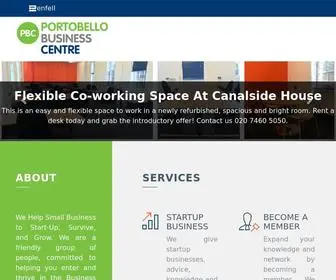 PBC.co.uk(Portobello Business Centre) Screenshot