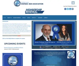 PBchispanicbar.com(PBC Hispanic Bar Assn) Screenshot