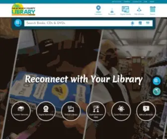 PBclibrary.com(Palm Beach County Library System) Screenshot