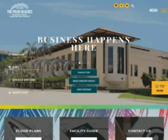 Pbconventioncenter.com(Palm Beach Convention Center) Screenshot