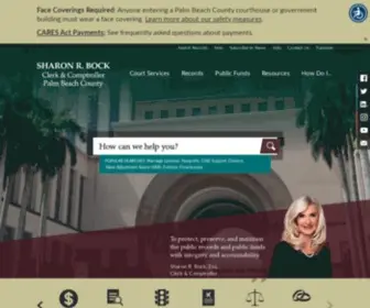 Pbcountyclerk.com(Clerk & Comptroller) Screenshot