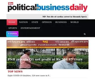 PBdlive.com(The political and Business Daily) Screenshot