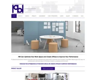 Pbi-Furniture.com(Professional Business Interiors) Screenshot