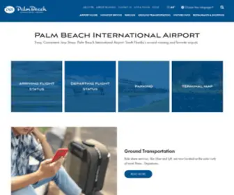 Pbia.org(Palm Beach International Airport (PBI)) Screenshot