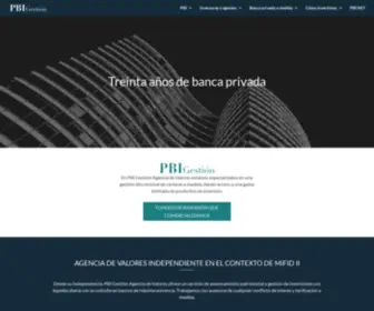 Pbigestion.es(PBI Gestión) Screenshot