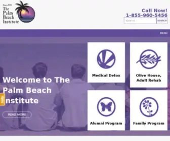 Pbinstitute.com(The Palm Beach Institute) Screenshot