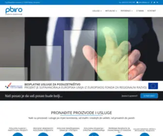 Pbiro.hr(Poslovni biro PBIRO) Screenshot