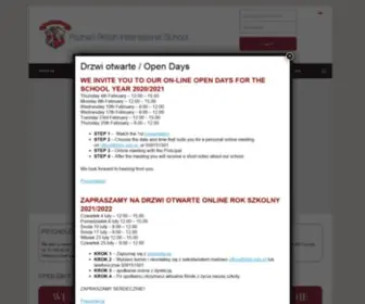 Pbis.edu.pl(British International School) Screenshot