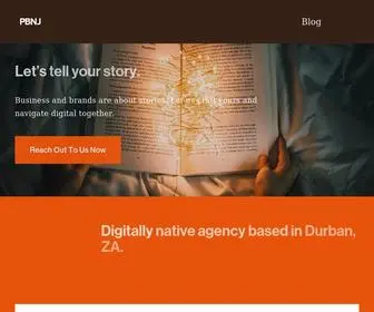 Pbjadvertising.co.za(Peanut Butter and Jelly Advertising) Screenshot