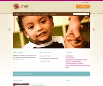 PBjfamilyservices.org(PB&J) Screenshot