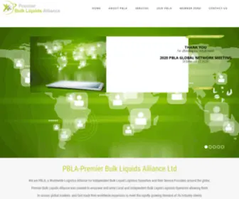 Pblalliance.com(Premier Bulk Liquids Alliance) Screenshot