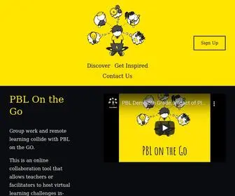 Pblonthego.com(Project based learning) Screenshot