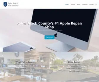 Pbmacservice.com(Apple Authorized Service Provider in Boca Raton) Screenshot