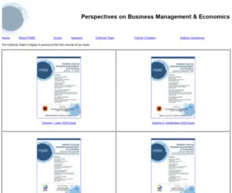 Pbme.in(Perspectives on Business Management & Economics) Screenshot