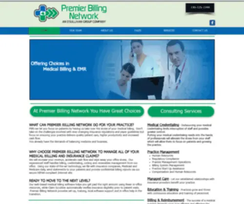 PBN-Medbill.com(Premier Billing Network Merger) Screenshot