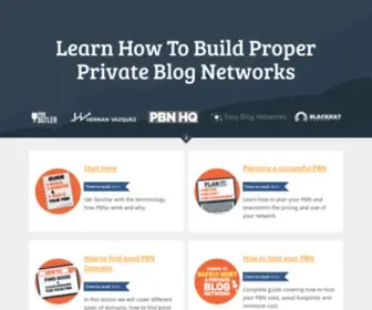 PBnfox.com(Learn How to Build Proper Private Blog Networks) Screenshot