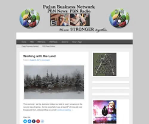 PBnnewsnetwork.com(Pagan Business Network) Screenshot