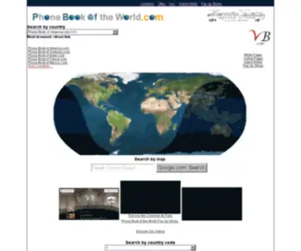 Pbof.com(Phone Book of the World) Screenshot