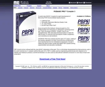 PBP3.com(MicroEngineering Labs) Screenshot