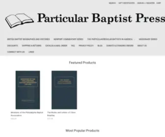 PBpress.org(Particular Baptist Press) Screenshot