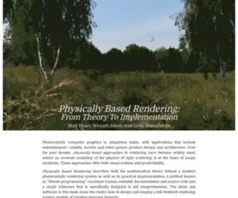PBR-Book.org(Physically Based Rendering) Screenshot