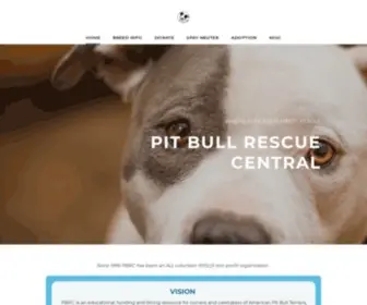 PBRC.net(Pit Bull Rescue Central) Screenshot