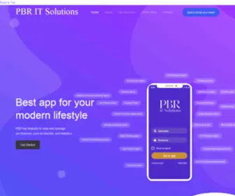 PBrtechnologies.com(PBR TECHNOLOGEIS PVT LTD) Screenshot