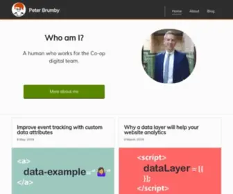 Pbrumby.com(Digital and tech blog) Screenshot