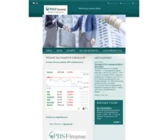 PBS-Finanse.pl(Strona WWW) Screenshot