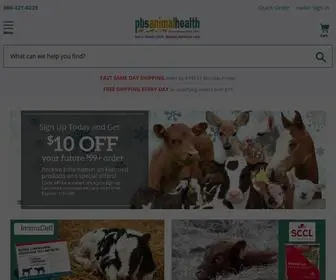 Pbsanimalhealth.com(Shop PBS Animal Health for a great selection inc) Screenshot
