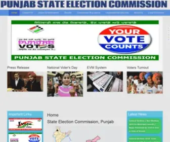 Pbsec.gov.in(State Election Commission) Screenshot