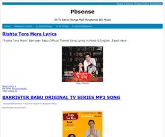 Pbsense.com(Pbsense) Screenshot
