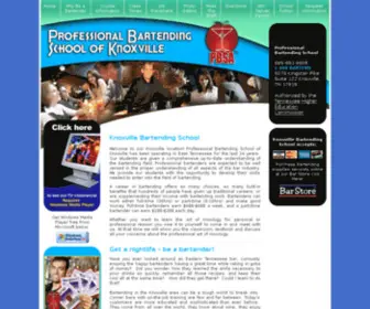 Pbset.com(Professional Bartending School of Knoxville) Screenshot