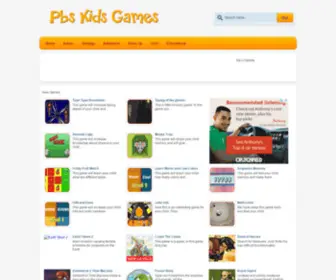 PBskidsgames.net(Pbs Kids Games) Screenshot