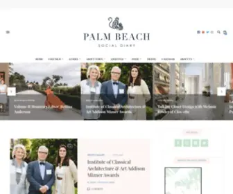 Pbsocialdiary.com(Official Guide to Palm Beach Life) Screenshot