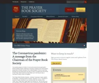 PBS.org.uk(The Prayer Book Society) Screenshot