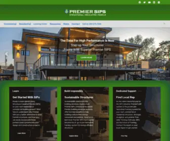 PBssips.com(Premier SIPs Building Solutions) Screenshot